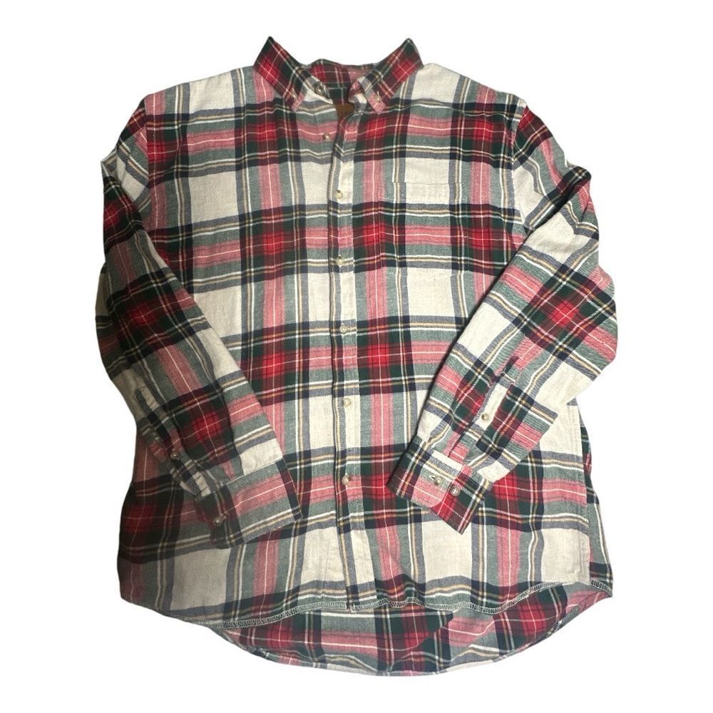 Men's Plaid Button-Down Shirt